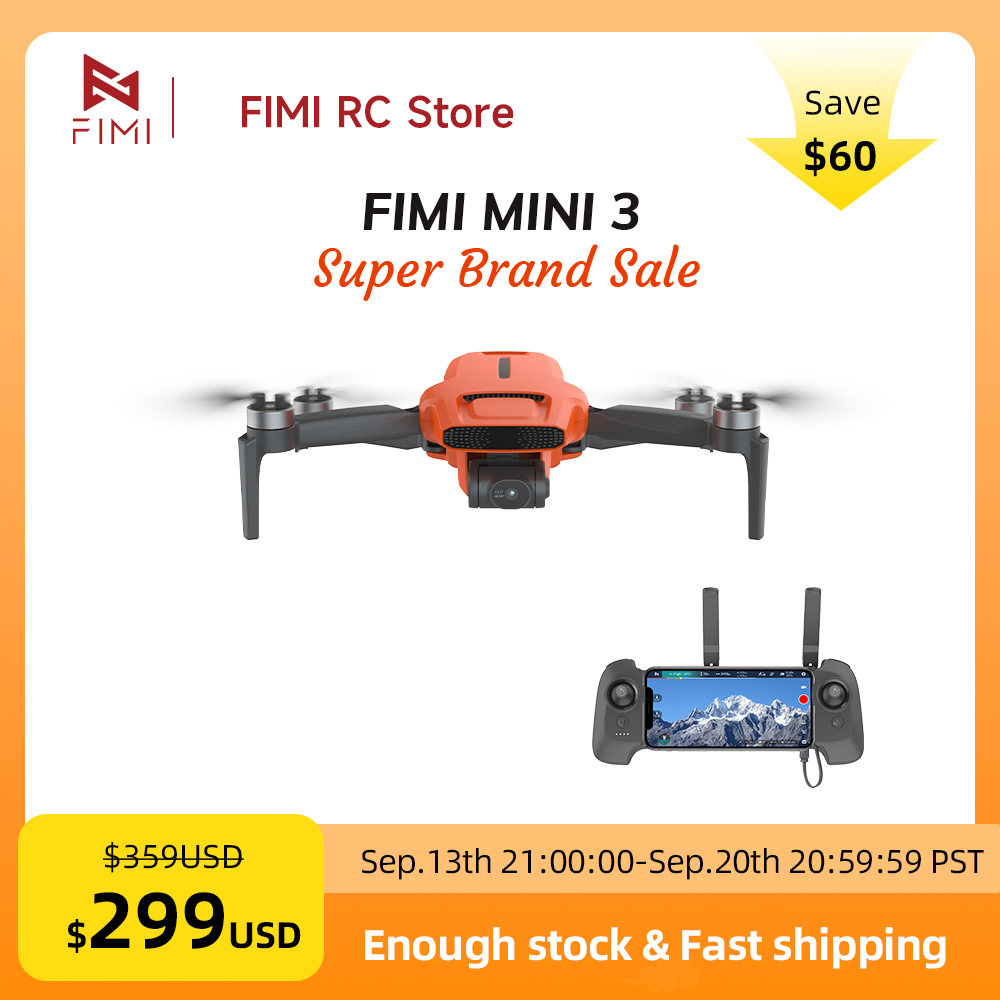 Drone Camera With Gimbal - FIMI MINI 3 Kamera Drone 4K
