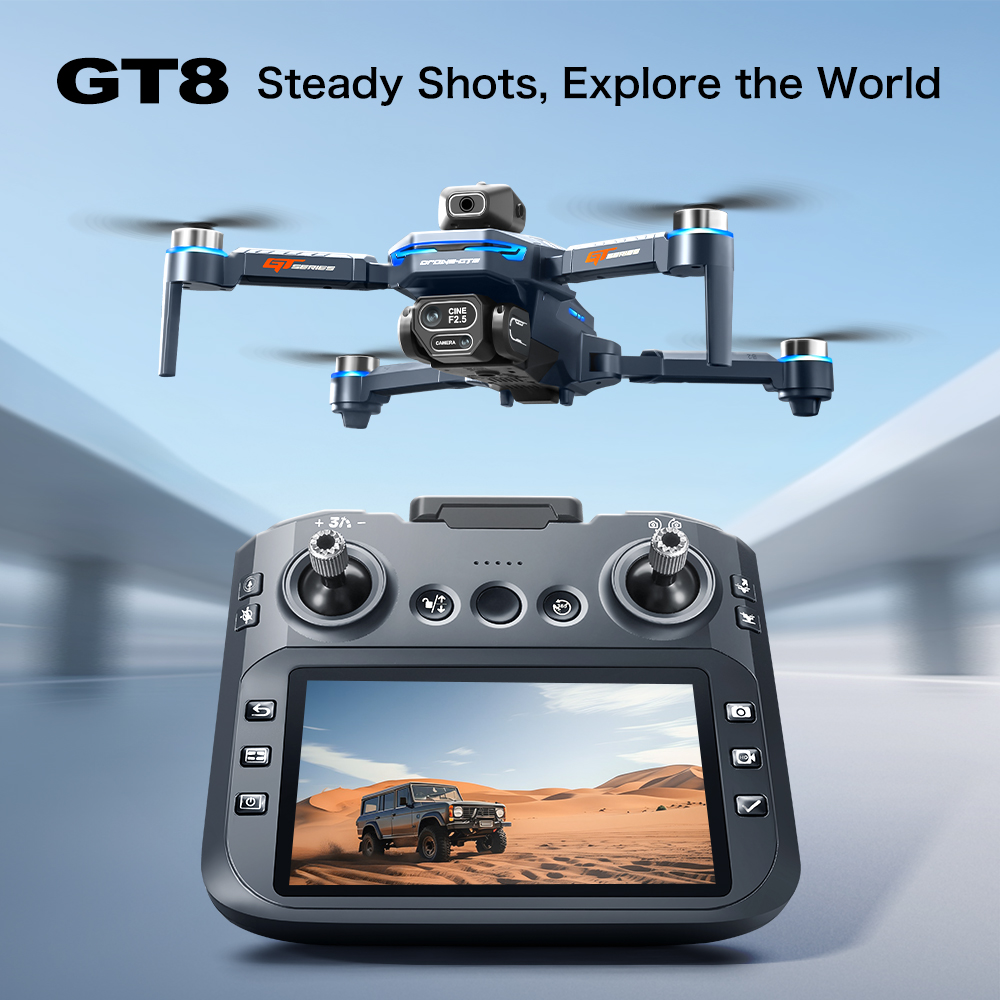 Drone Camera With Gimbal - GT8 Engellerden Kaçınma Özellikli Hava İçi