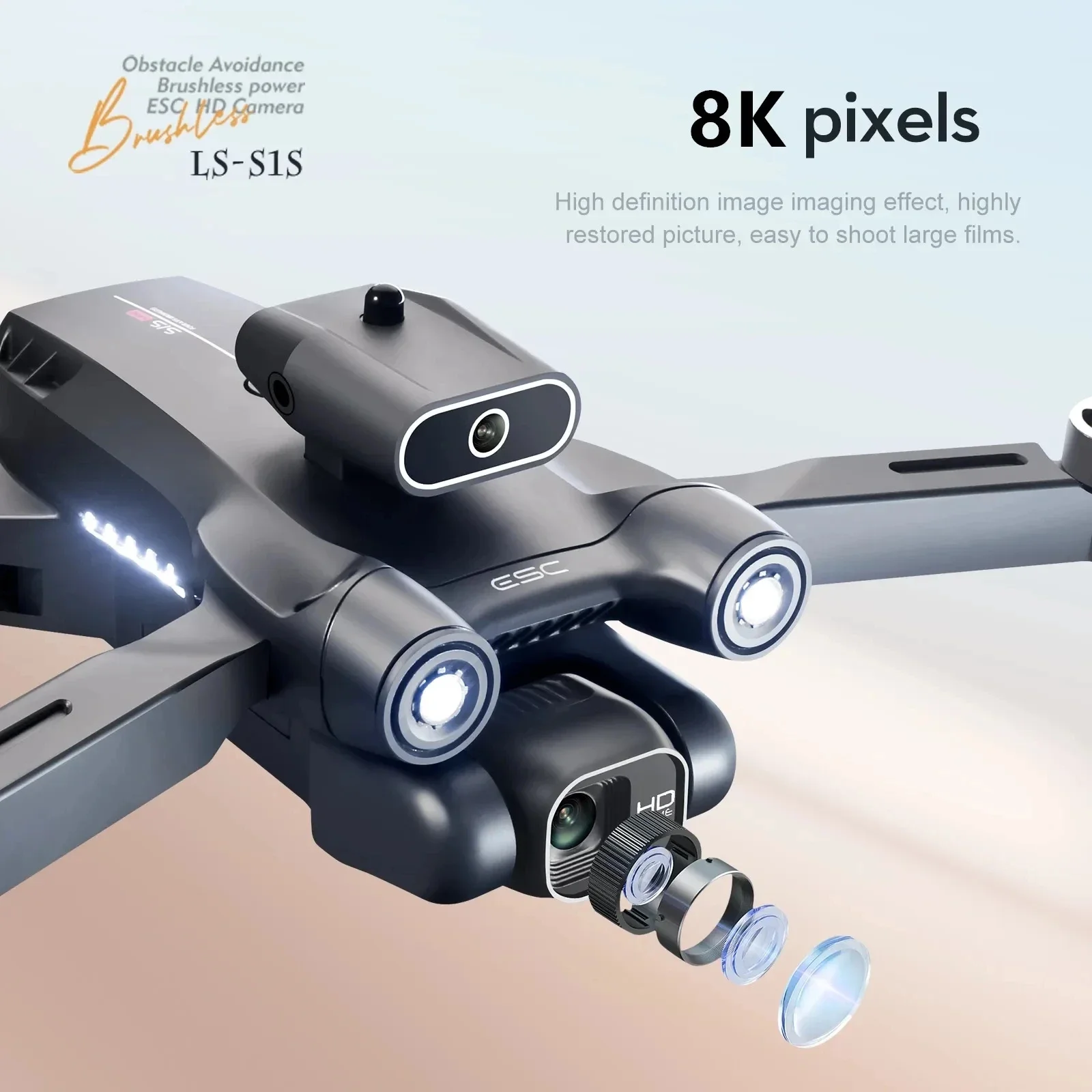Yeni S1S 5G GPS Drone kamera 8 - Drone Camera With Gimbal incelemesi ve fiyatı