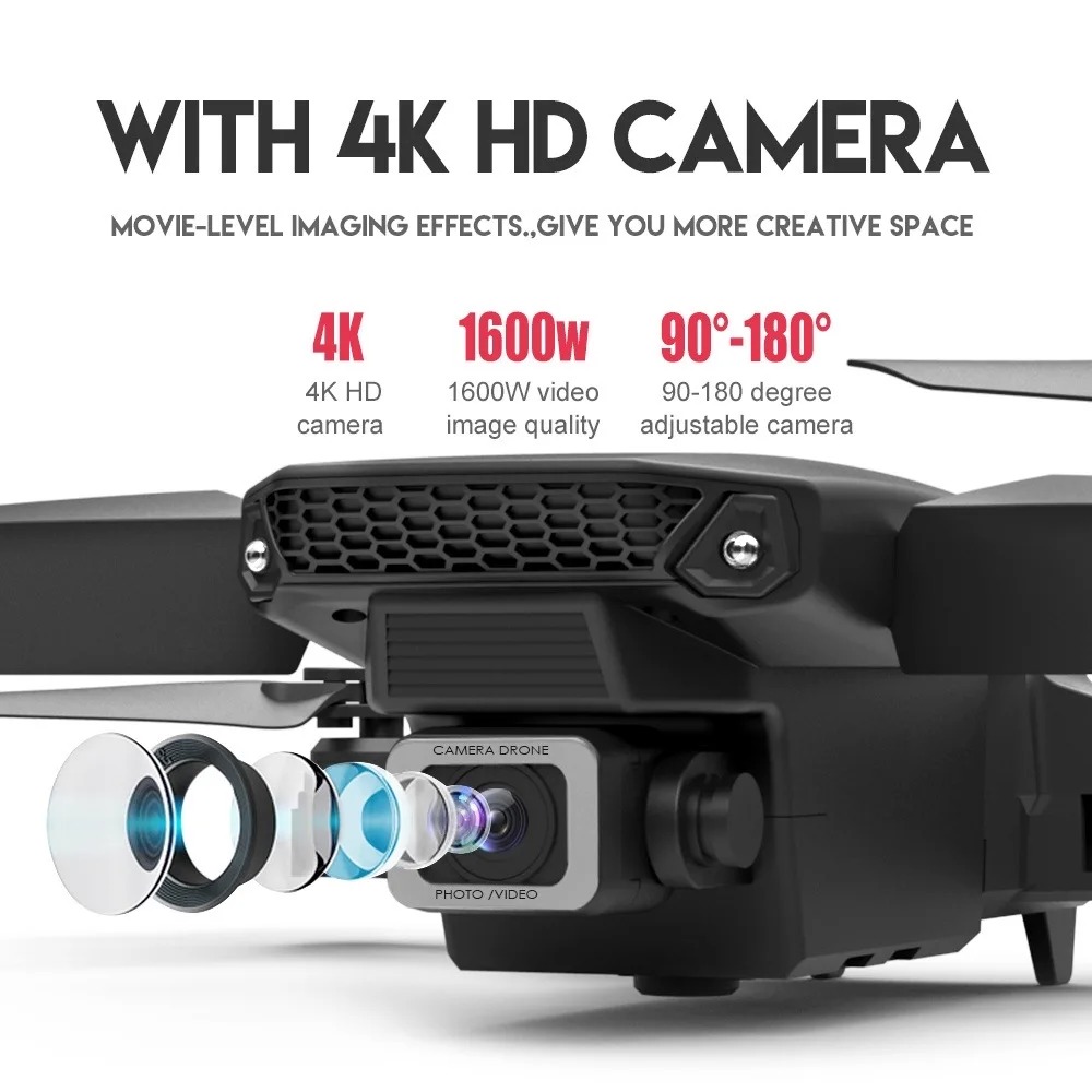 RC Drone Yeni E88Pro 4K Profes - Drone Camera Wide Angle incelemesi ve fiyatı