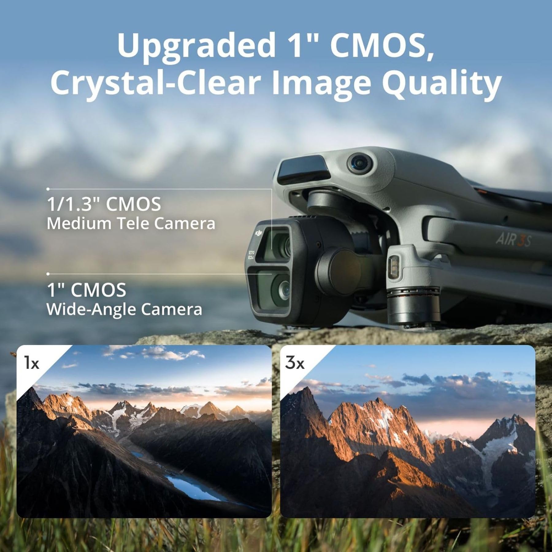 DJI Air 3S Drone'lar (DJI RC-N - Drone Camera Wide Angle incelemesi ve fiyatı