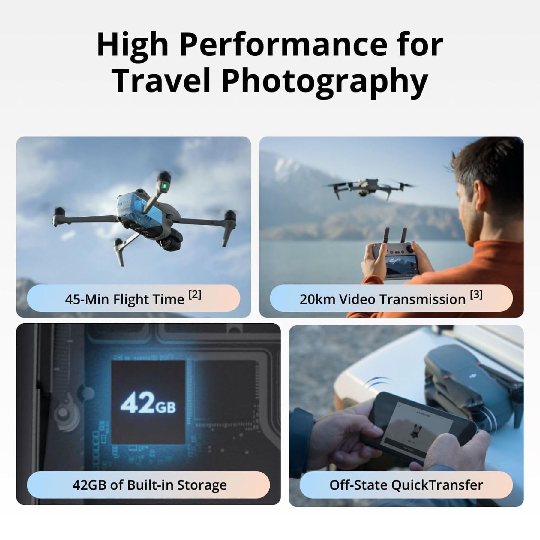 DJI Air 3S Drone'lar (DJI RC-N - Drone Camera Wide Angle incelemesi ve fiyatı